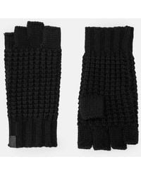 AllSaints - Nevada Fingerless Wool Blend Gloves - Lyst