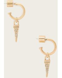 AllSaints - Laio Spike Earrings - Lyst
