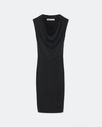 AllSaints - Malina Cupro Midi Dress - Lyst