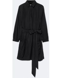 AllSaints - Noora Silk-Viscose Mini Dress - Lyst