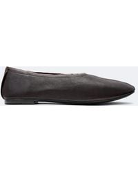 AllSaints - Hailee Leather Ballet Flats - Lyst