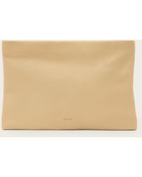 AllSaints - Bettina Leather Clutch Bag - Lyst