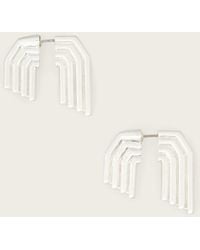 AllSaints - Janna Front Back Earrings - Lyst