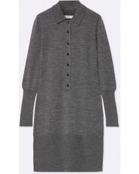 AllSaints - Coyte Merino Wool Polo Dress - Lyst