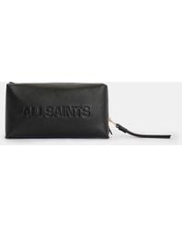 AllSaints - Elliotte Leather Storage Pouch Bag - Lyst