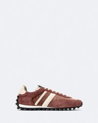 AllSaints - Robin Nylon And Suede Runner Trainers - Lyst