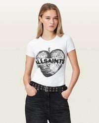 AllSaints - Reflect Stevie Slim Fit Baby T-Shirt - Lyst