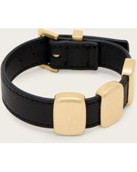 AllSaints - Esta Leather Bracelet - Lyst