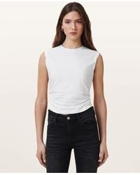 AllSaints - West Sleeveless Tank Top - Lyst