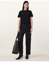 AllSaints - Lisa Boxy Crew Neck T-Shirt - Lyst