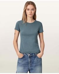 AllSaints - Stevie Slim Fit Short Sleeve T-Shirt - Lyst