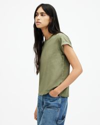 AllSaints - Anna Crew Neck Short Sleeve T-shirt - Lyst