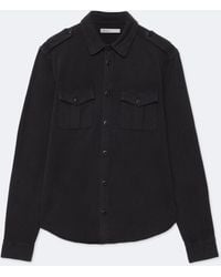 AllSaints - Foley Regular-Fit Military Shirt - Lyst