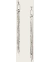 AllSaints - April Chain Fringe Earrings - Lyst
