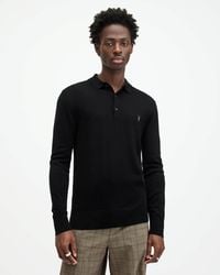 AllSaints - Mode Merino Polo - Lyst