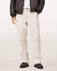 AllSaints - Cotton Mullen Carpenter Wide Fit Corduroy Jeans, /L30 - Lyst