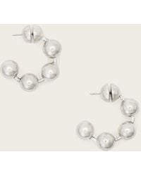 AllSaints - Ebby Hoop Earrings - Lyst