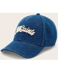 AllSaints - Odyssey Denim Baseball Cap - Lyst