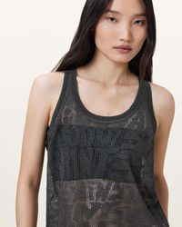 AllSaints - Kaito Jacquard Tank Top - Lyst