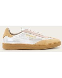 AllSaints - Thelma Suede Low Top Sneakers - Lyst