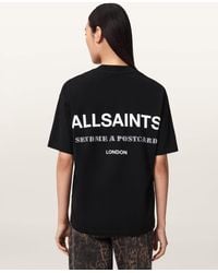 AllSaints - Dreamer Oversized Etta Short Sleeve T-Shirt - Lyst