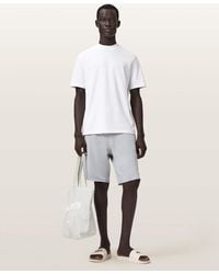 AllSaints - Helix Cotton Blend Sweat Shorts - Lyst