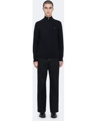 AllSaints - Kilburn Zip Funnel Neck Ramskull Jumper,, Smith - Lyst