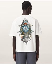 AllSaints - Saviour Boxy Fit Short Sleeve T-Shirt - Lyst