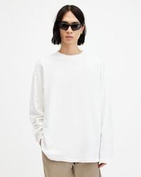 AllSaints - Aspen Oversized Long Sleeve T-shirt, - Lyst