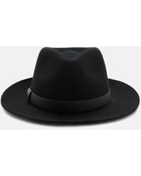 AllSaints - Blaine Wool Trilby Hat - Lyst