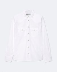 AllSaints - Kenil Regular-Fit Cotton-Poplin Shirt - Lyst