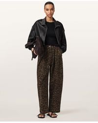 AllSaints - Cotton/Lyocell Becca Barrel Leg Denim Trousers, /Us 0 - Lyst