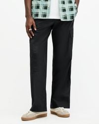 AllSaints - Verge Wide Leg Relaxed Fit Cargo Pants - Lyst