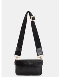 AllSaints - Zoe Leather Adjustable Crossbody Bag, - Lyst
