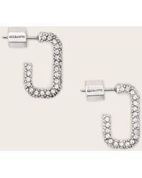 AllSaints - Lori Pave Earrings - Lyst