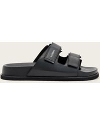 AllSaints - Vex Leather Sandals - Lyst