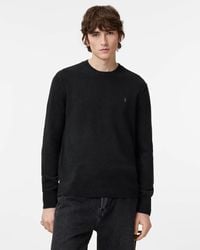 AllSaints - Statten Ramskull Crew Neck Sweater - Lyst