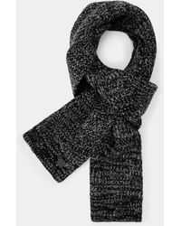 AllSaints - Clay Marl Two Tone Scarf - Lyst