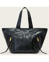 AllSaints - Jean Rey Leather Tote Bag - Lyst