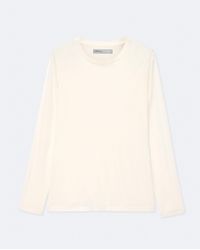 AllSaints - Kira Wool-Blend Long-Sleeve T-Shirt - Lyst