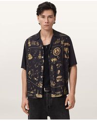 AllSaints - Pacify Short Sleeve Shirt - Lyst