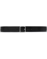AllSaints - Miller Bar-Buckle Leather Belt - Lyst