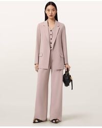 AllSaints - Main: 63% Polyester, 33% Viscose, 4% Elastane Aleida Lightweight Pants, /Us 2 - Lyst