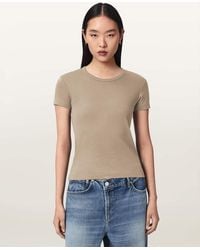 AllSaints - Stevie Slim Fit Short Sleeve T-Shirt - Lyst