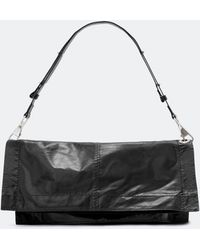 AllSaints - Lutece Fold Leather Shoulder Bag - Lyst