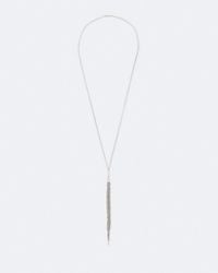 AllSaints - Noir Tube Necklace - Lyst