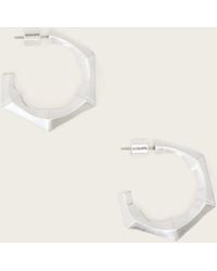 AllSaints - Clara Small Hoop Earrings - Lyst