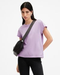 AllSaints - Anna Crew Neck Short Sleeve T-shirt - Lyst