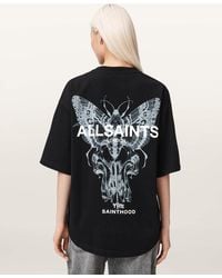 AllSaints - Halis Oversized Amelie T-Shirt - Lyst