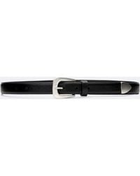 AllSaints - Romy Metal-Tipped Leather Belt - Lyst